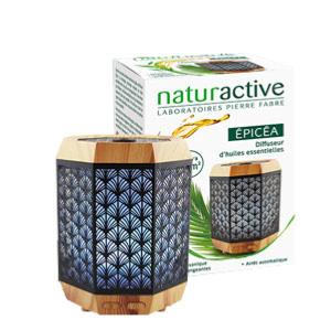 Diffuseur d'huiles essentielles | Lumière changeante | Epicea | Naturactive