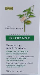 Shampooing Lait d'Amande Cheveux Fins KLORANE - Flacon 200ml