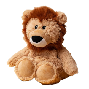 Bouillotte sèche - Peluche - Lion - Déhoussable - Soframar